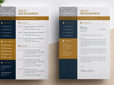 Resume Template - ResumeDeviser - stock.adobe.com