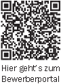 QR-Code - Hier geht’s zum Bewerberportal