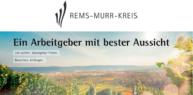 Logo Rems-Murr-Kreis - Ein Arbeitgeber mit bester Aussicht