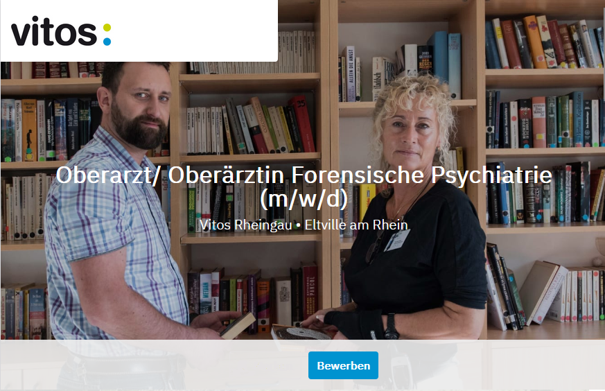Logo, Bild -  Vitos Rheingau • Eltville am Rhein; Oberarzt/ Oberärztin (m/w/d) Forensische Psychiatrie; Bewerben
