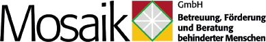 Logo - Mosaik GmbH Betreuung, Förderung und Beratung behinderter Menschen