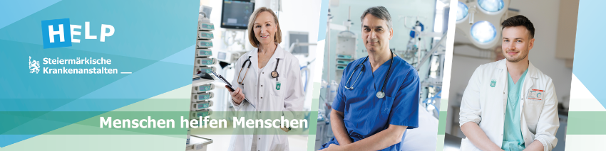 Bild, Mitarbeiter - HELP; Steiermärkische Krankenanstalten; Menschen helfen Menschen