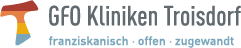 Logo - GFO Kliniken Troisdorf; franziskanisch - offen - zugewandt